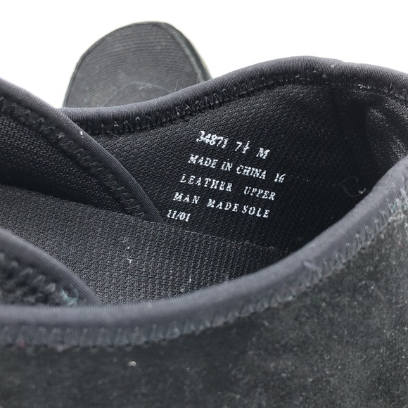 Clarks Leather Black Flat Loafer Size 7 1/2 - Picture 4 of 15